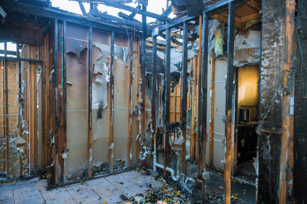Professional Fire Damage Removal technician working in Shelburne Falls, MA